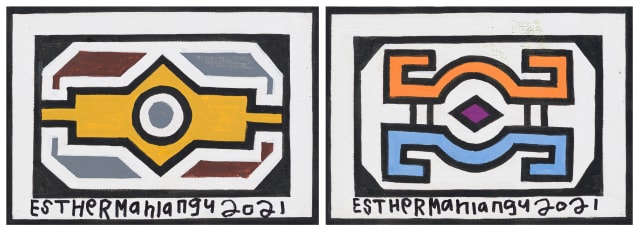 Esther Mahlangu; Ndebele Designs, two