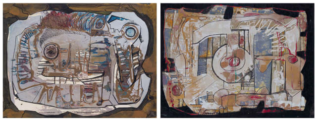 Trevor Wood; Abstract Composition, two