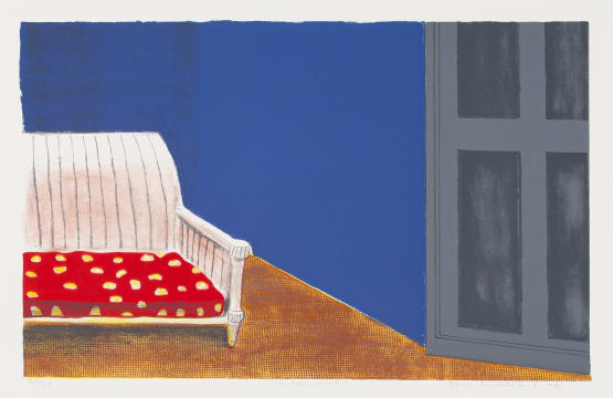 Sam Nhlengethwa; The Grey Door