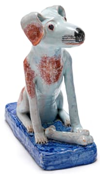 Nico Masemola; Dog with a Bone (Looking Left)
