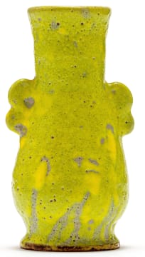 Hylton Nel; Two-Handled Yellow Vase