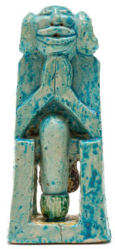 Hylton Nel; Turquoise Slab Figure