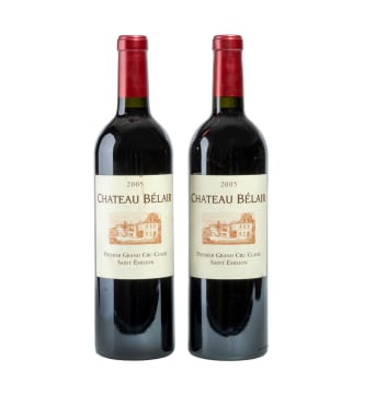 Bélair-Monange; Saint-Émilion; 2005; 2 (1 x 2); 750ml