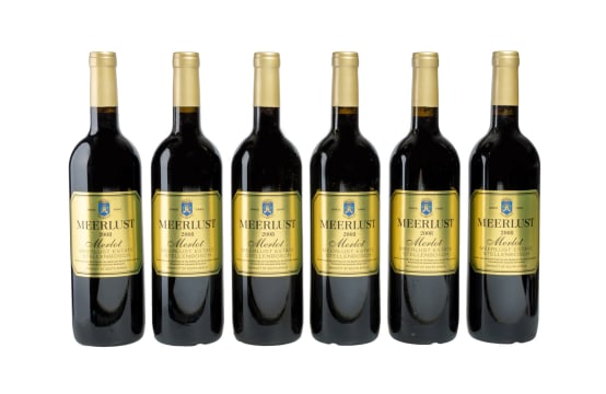 Meerlust; Merlot; 2008; 6 (1 x 6); 750ml