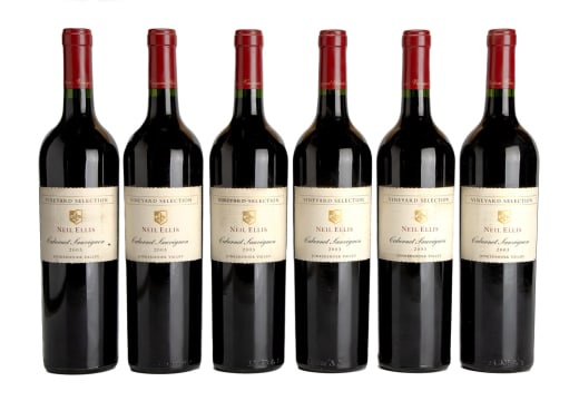 Neil Ellis Wines; Vineyard Selection Jonkershoek Valley Cabernet Sauvignon; 2003; 6 (1 x 6); 750ml