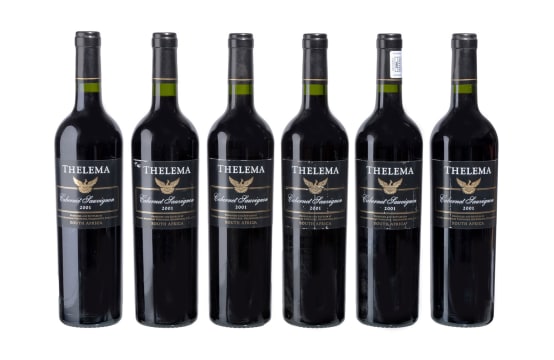 Thelema; Cabernet Sauvignon; 2001; 6 (1 x 6); 750ml