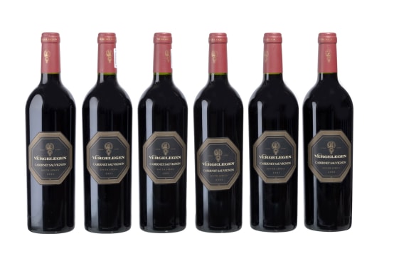 Vergelegen; Cabernet Sauvignon; 2001; 6 (1 x 6); 750ml