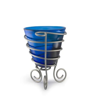 A David Reade glass vase, 1994