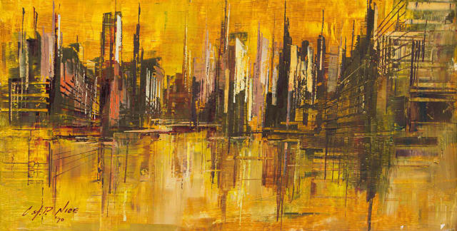 Christiaan Nice; Yellow Cityscape