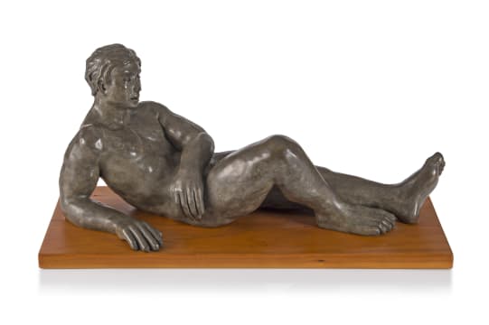 Jean Doyle; Reclining Male Nude