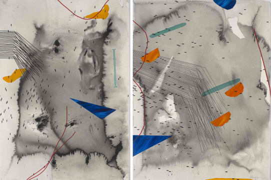 Mongezi Ncaphayi; Untitled II; Untitled III, two
