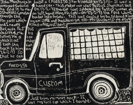 John Muafangejo; Ford 250 Truck