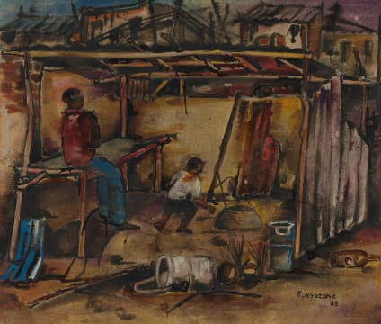 Ephraim Ngatane; Interior Scene