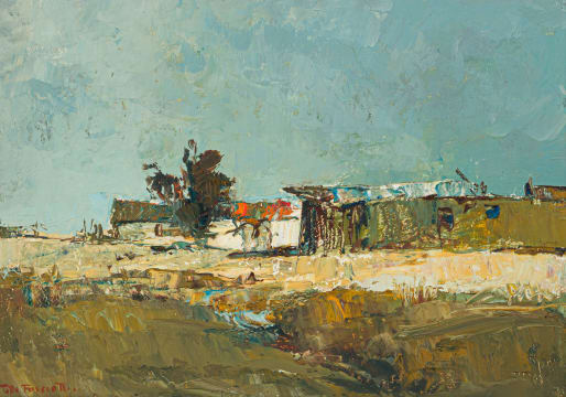 Titta Fasciotti; Houses in a Landscape