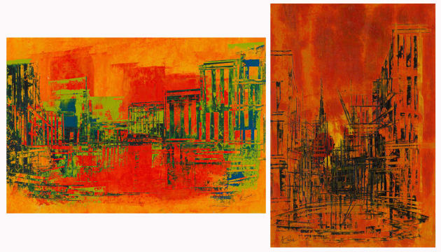 Arthur Edward Cantrell; Cityscapes, two