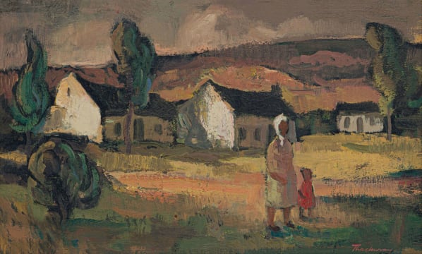 James Thackwray; Landscape near Somerset West, Cape Town