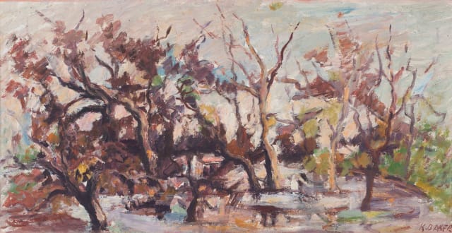 Kenneth Baker; Landscape with Trees