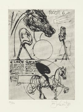 William Kentridge; Nose No. 6