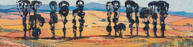 Piet van Heerden; Overberg Landscape