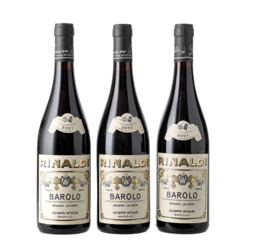 Giuseppe Rinaldi; Barolo Brunate-Le Coste; 2001; 3 (1 x 3); 750ml