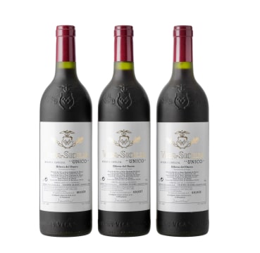 Vega Sicilia; Unico 2010 Release; MV; 3 (1 x 3); 750ml