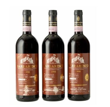 Bruno Giacosa; Barbaresco Santo Stefano Riserva; 1998; 3 (1 x 3); 750ml
