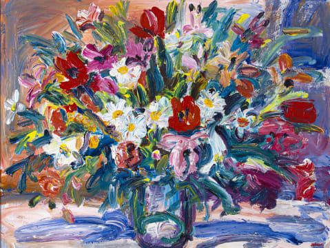 Gerhard Batha; Flowers in a Vase
