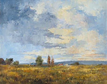Errol Boyley; Landscape with Distant Trees