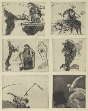 William Kentridge; 6 Domestic Scenes