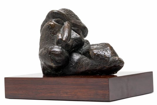 Sydney Kumalo; Head Leaning on Arm