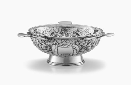A late Victorian silver quaich, possibly William Robb, Edinburgh, 1900