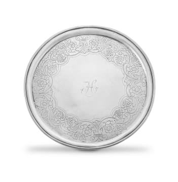 A George III silver salver, John McDonald, Edinburgh, 1800