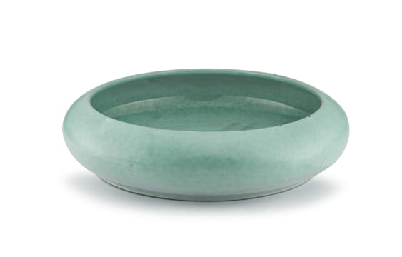 A celadon-glazed bowl, unmarked, possibly Globe