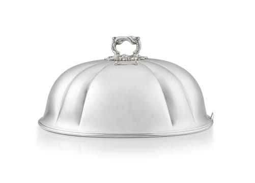 A silver-plated dome, James Muirhead, Glasgow, 19th century