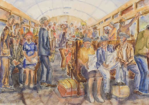 Durant Sihlali; In the Train