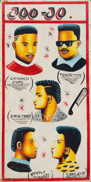 Unrecorded artist, Hoedspruit; Joo-Jo: Barber Shop Sign