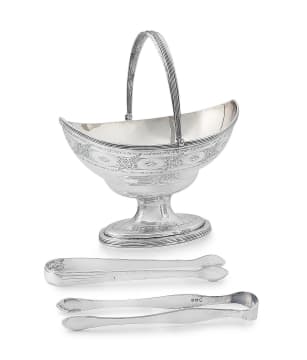 A George III silver sugar basket, Peter & Ann Bateman, London, 1794
