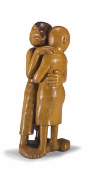 George Ramagaga; Embracing Couple