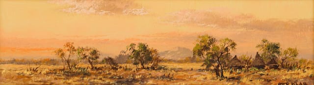 Otto Klar; Dwellings in Bushveld Landscape