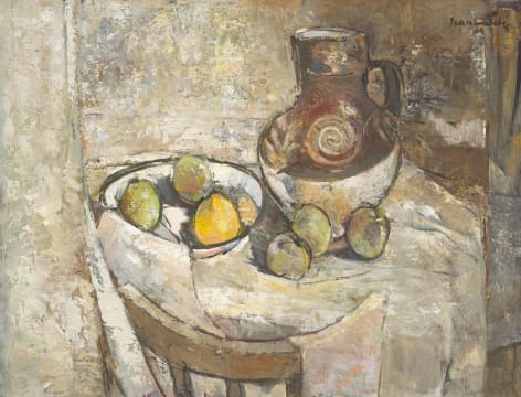 Jean Welz; Still Life: Earthenware and Fruit