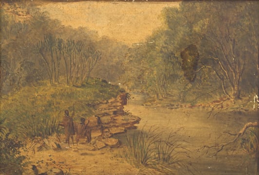 Frederick Timpson I'Ons; Figures by a River