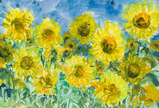 Alice Elahi; Sunflowers