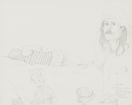Walter Battiss; John Sleeping, Dennis after Bath, Western Scene, Hotel Santa Fé