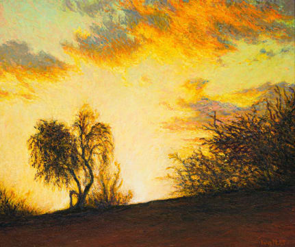 Walter Meyer; Sunset Landscape