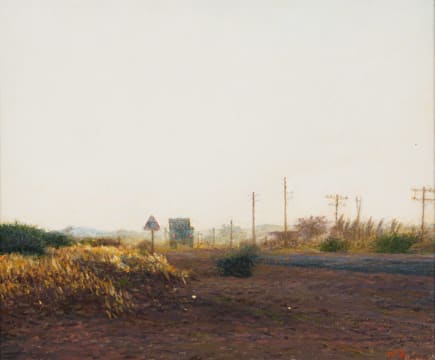 Walter Meyer; Dirt Road with Truck