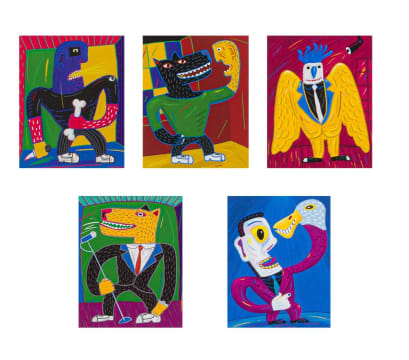 Norman Catherine; Fantasy Figures, five