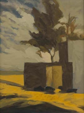Andrew Verster; Landscape with Building and Tree