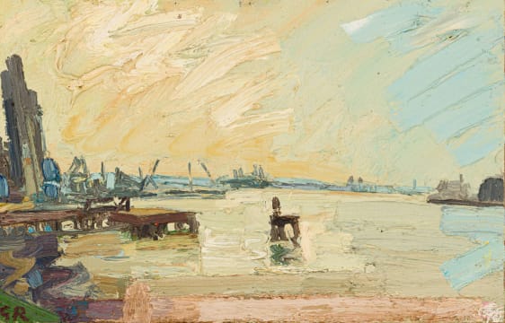 George Rowlett; Thames at Greenwich II