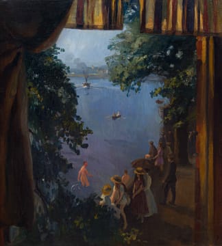 Hjalmar Eilif Emanuel Peterssen; View from the Window