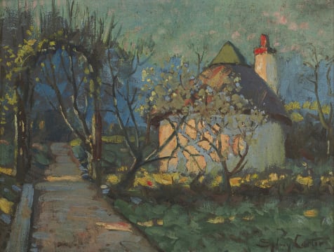 Sydney Carter; A Rondavel in First Light